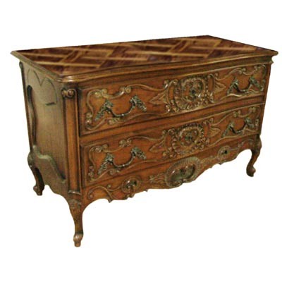 Regency Commode With Parquet Top